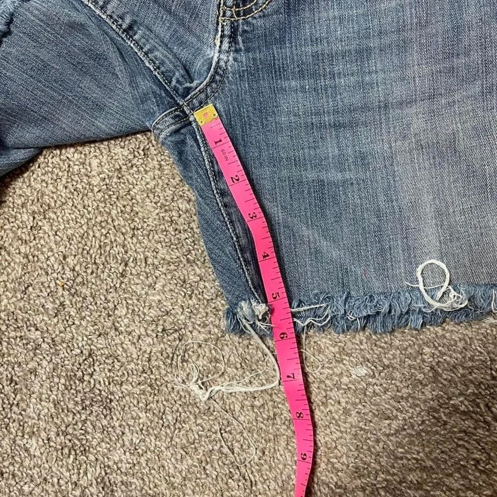 American Eagle blue denim shorts